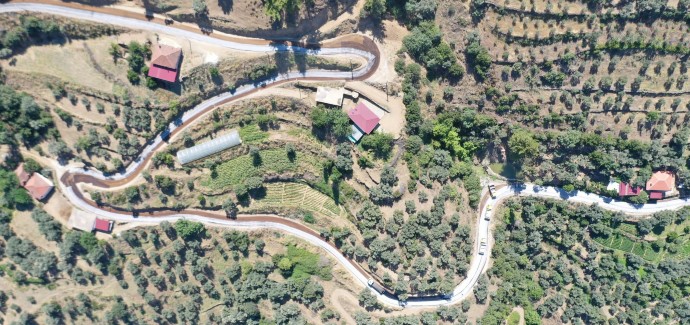 Aydın Büyükşehir Belediyesi’nden Bozdoğan Alhisar’da Yol Çalışması