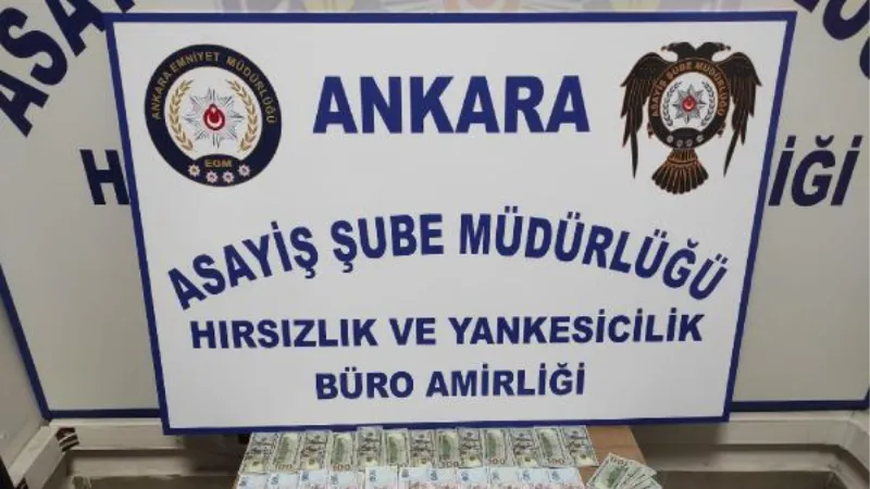 Ankara'da 'araçtan hırsızlık' çetesine operasyon: 3 gözaltı