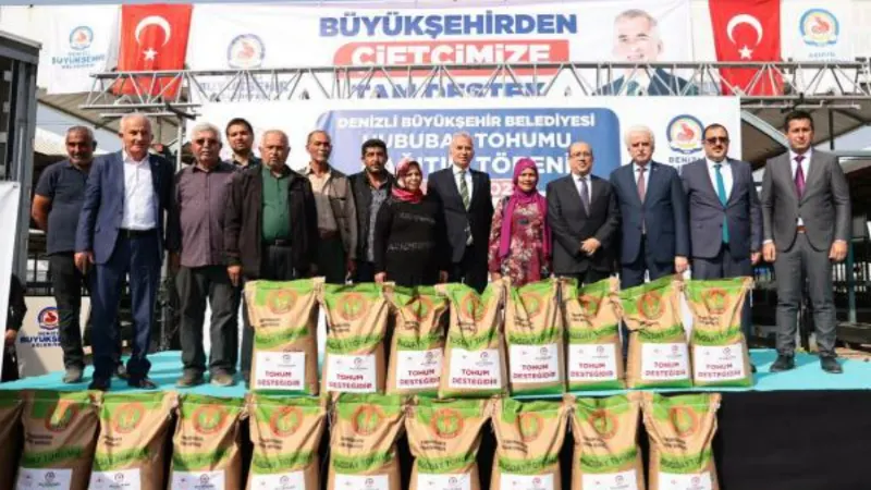 Denizli’de 4 bin 892 çiftçiye 1525 ton sertifikalı tohum