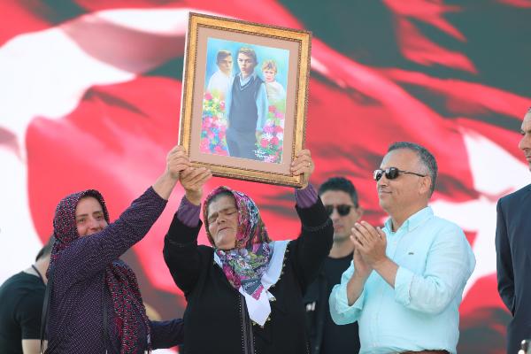 Ovit Yaylası'nda düzenlenen etkinlikte 'Eren Bülbül' unutulmadı