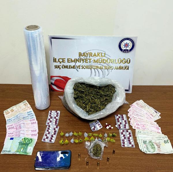 İzmir'deki uyuşturucu operasyonunda 2 tutuklama