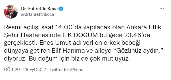 Etlik Şehir Hastanesi, yarın hizmete açılıyor