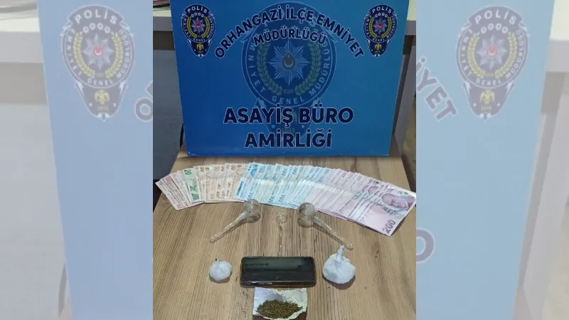 Bursa'da evde uyuşturucu ticaretine 2 gözaltı 