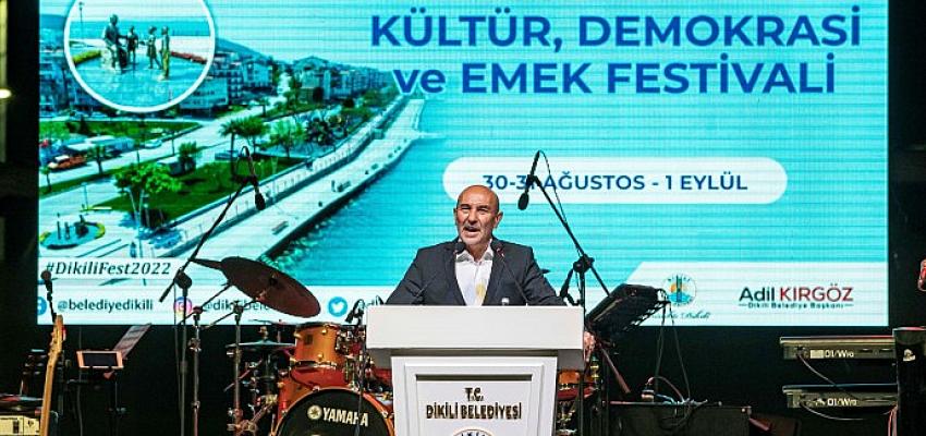 Başkan Soyer: Cumhuriyetimizin ikinci yüzyılını demokrasinin tatlı güneşiyle aydınlatacağız