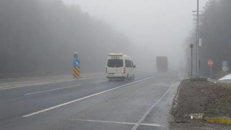 Bolu Dağı'nda sis