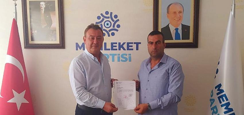 Memleket Partisi Ödemiş Özay Yigen'e Emanet