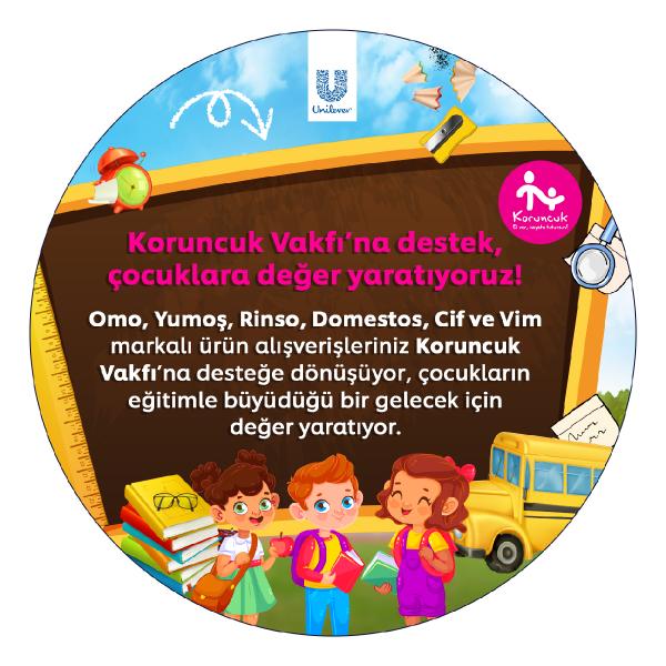 ‘Okula Temiz Bir Dönüş’ kampanyası Koruncuk Vakfı’yla bir araya geldi