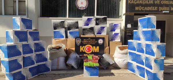 Malatya'da 388 bin bandrolsüz makaron ele geçirildi