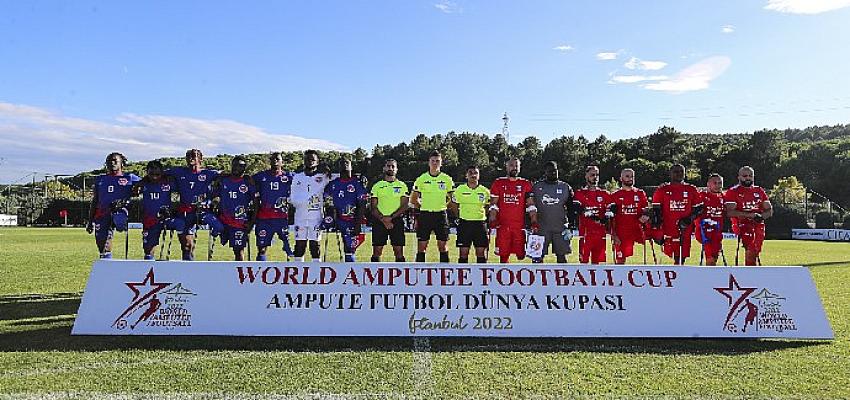 Ampute Futbol Dünya Kupası heyecanı TFF Riva Tesisleri'nde sürüyor
