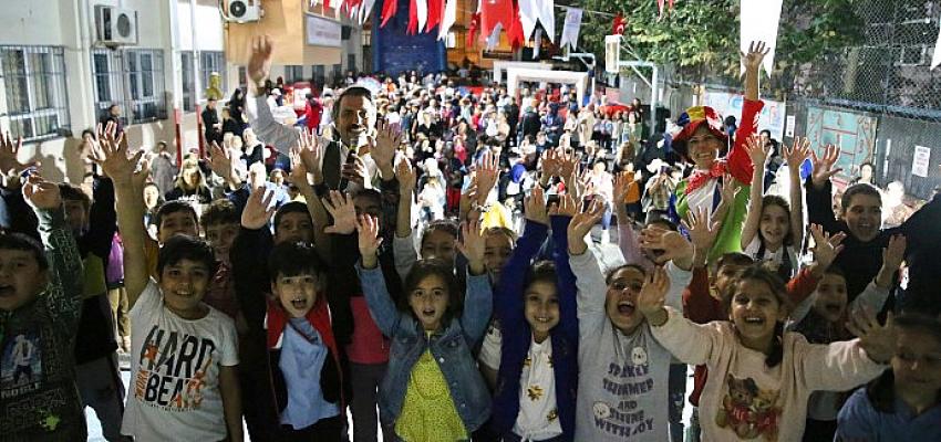 Çocuk şenliğinde doyasıya eğlence