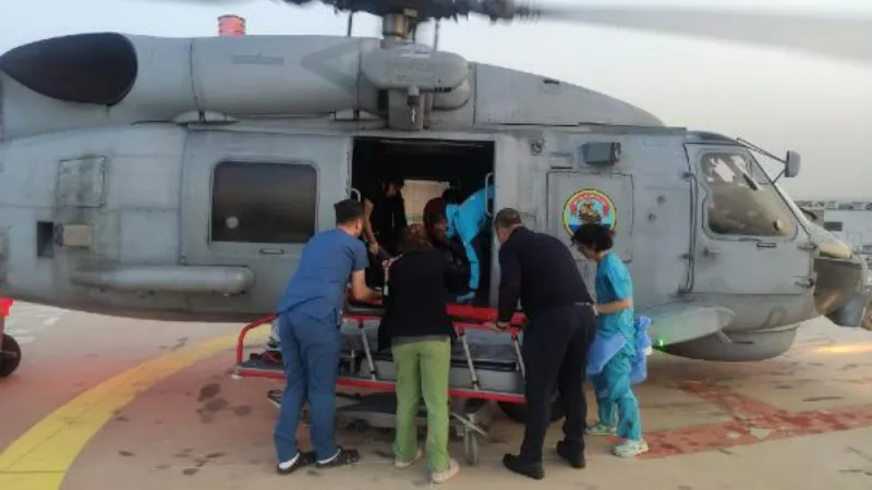 MSB: Hatay'da tedavi gören bir vatandaş askeri helikopterle Adana'ya sevk edildi