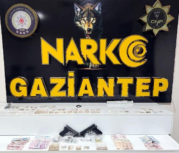 Gaziantep'teki uyuşturucu operasyonunda 12 tutuklama