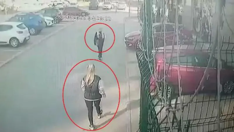 Maske ve güneş gözlüklü kadın hırsızlar, kameradan tespit edilip yakalandı