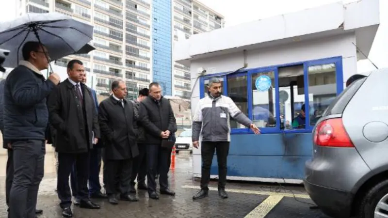 Egzoz muayenesiz araçları saniyelerle belirleyen EGEDES, Özbeklere tanıtıldı