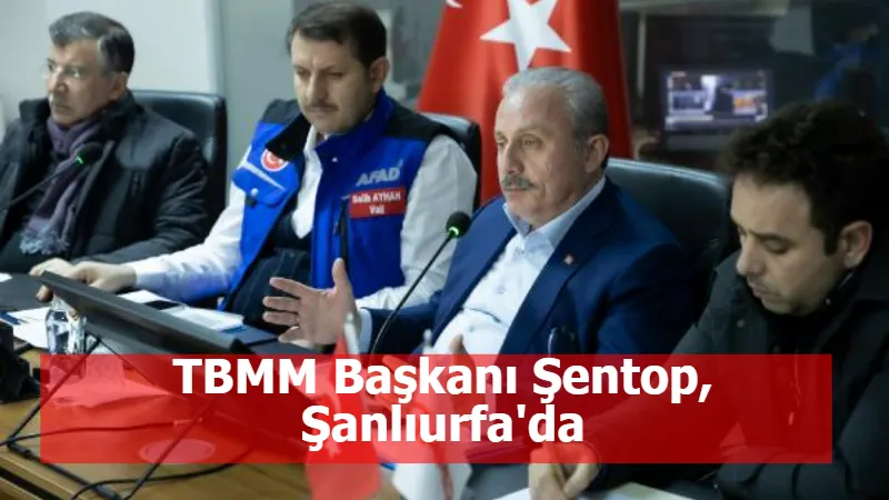 TBMM Başkanı Şentop, Şanlıurfa'da