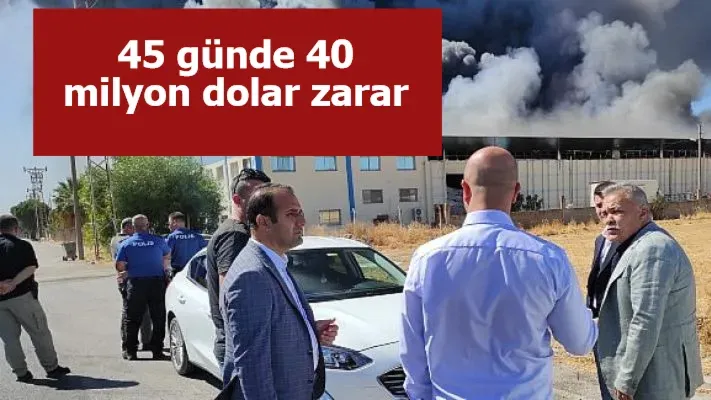 45 günde 40 milyon dolar zarar