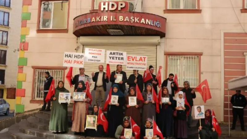 Diyarbakır'daki evlat nöbetinde aile sayısı 353 oldu