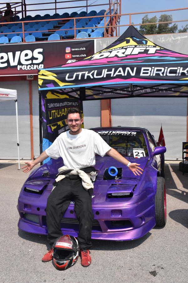 Türkiye'nin en genç drift pilotu piste çıktı