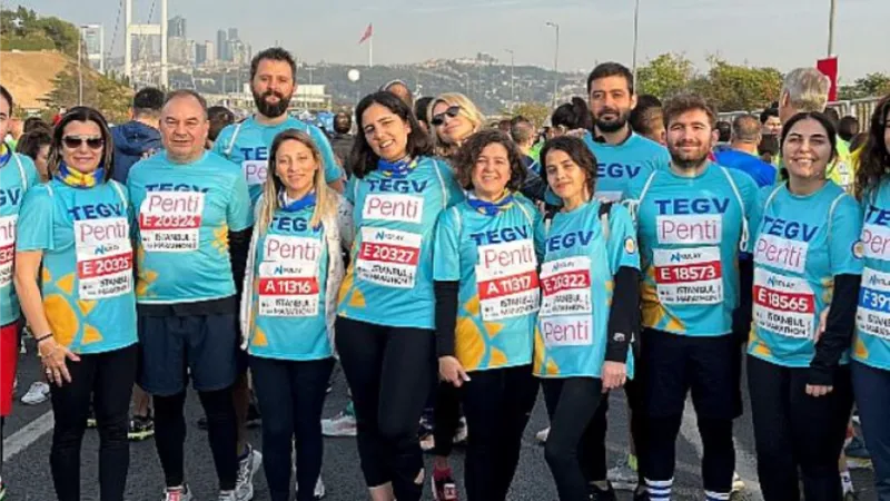 N Kolay 44. İstanbul Maratonunda;  Penti TEGV İçin İyilik Peşinde Koştu