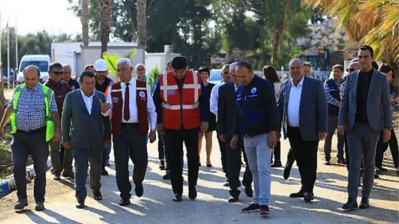 Başkan Gürün, Fethiye’deki altyapı çalışmalarını inceledi