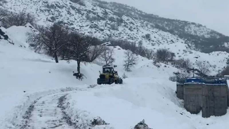 Şırnak'ta 20 köy ve 8 mezra yolu kardan kapandı