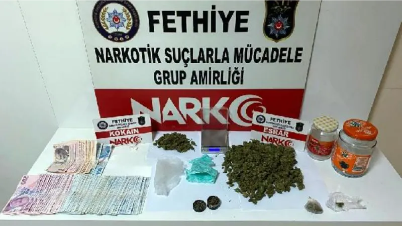 Muğla'da uyuşturucu operasyonunda 3 tutuklama