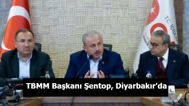 TBMM Başkanı Şentop, Diyarbakır'da