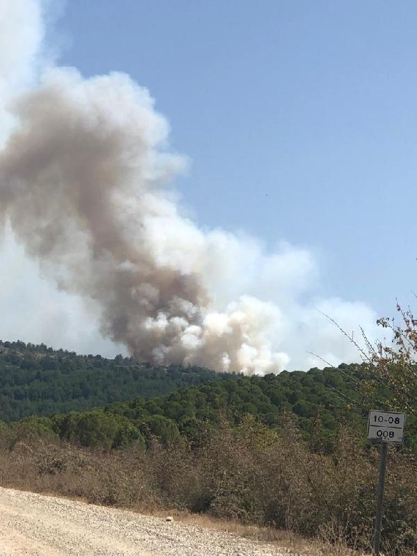 Bandırma'da merada yangın