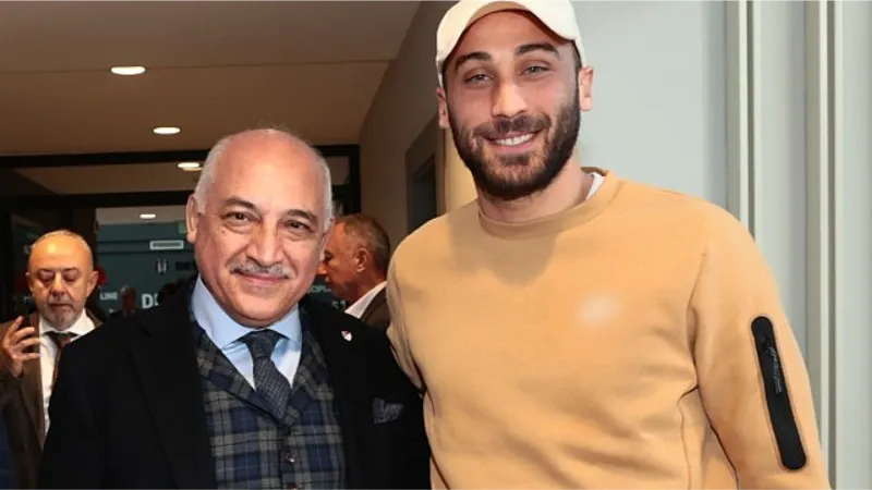 TFF Başkanı Mehmet Büyükekşi, Beşiktaş Kulübü'nü Ziyaret Etti