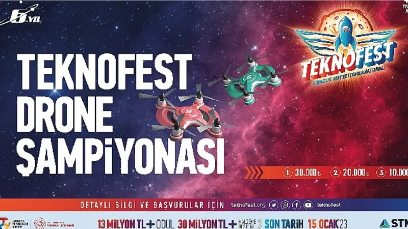 TEKNOFEST Drone Şampiyonalarına Başvurular Başladı