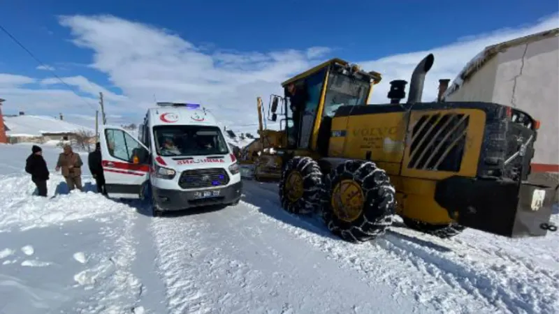 Doğum sancısı tutan kadın için seferber oldular