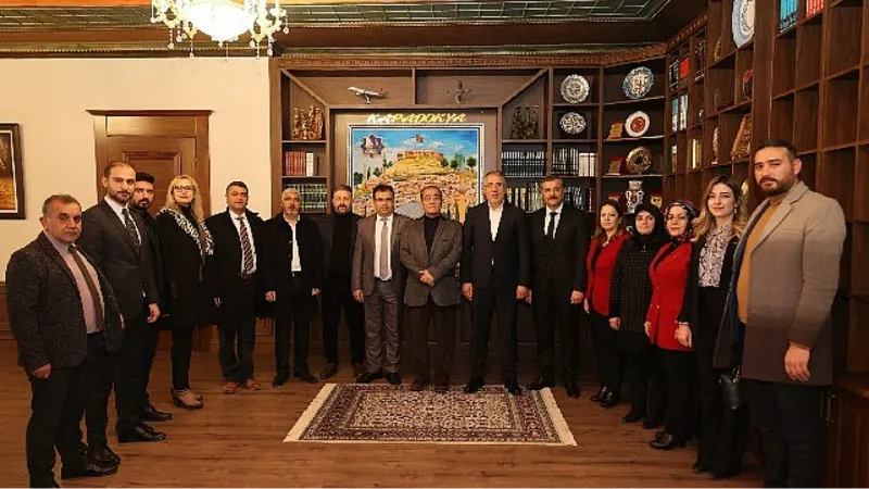 MHP Yönetiminden Nevşehir Belediye Başkanı Dr. Mehmet Savran'a Ziyaret
