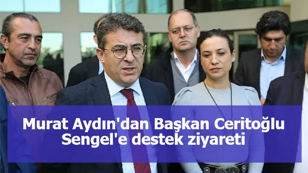 İBB CHP Grup Başkan Vekili Murat Aydın'dan Başkan Ceritoğlu Sengel'e destek ziyareti