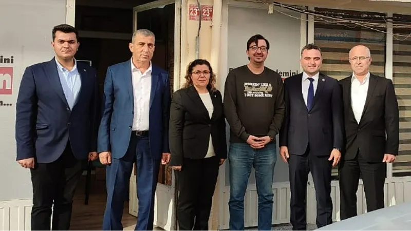 İYİ Parti Burdur Milletvekili Aday Adayı Safa Sönmez'den Gazeteciler Cemiyetine Ziyaret