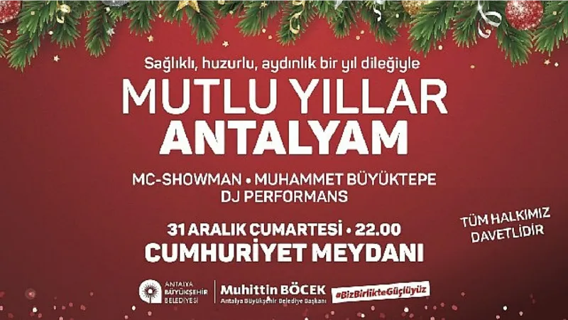 Yeni Yıl kutlamalarının adresi Cumhuriyet Meydanı olacak