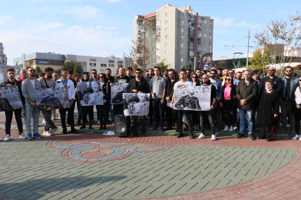 Eskişehirli müzisyenlerden Onur Şener cinayeti protestosu