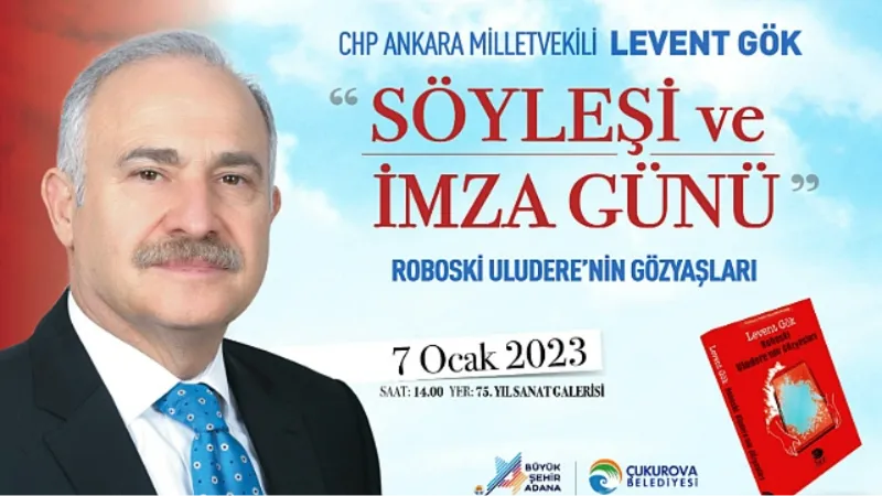 CHP Ankara Milletvekili Levent Gök kitabını imzalayacak