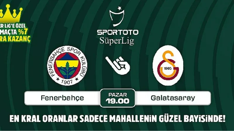 Dev derbi ekstra kazançlı