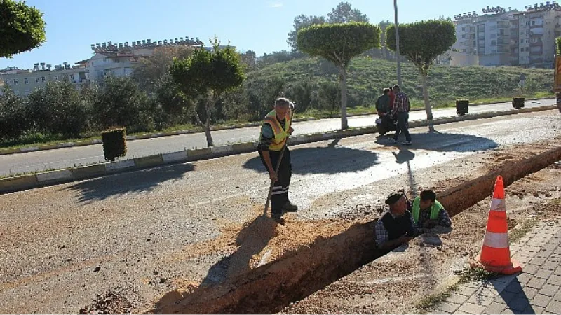 Manavgat Sarılar'da içme suyu çalışmalarında sona gelindi