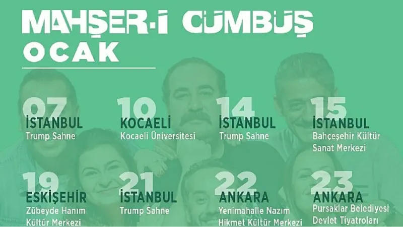 Mahşer-i Cümbüş Ocak Ayı Takvimi Belli Oldu