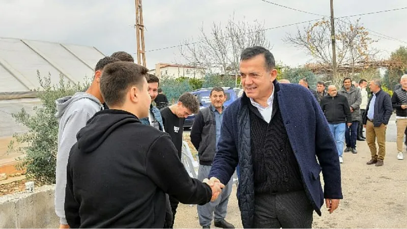 Başkan Abdullah Özyiğit, Gökçebelen'de vatandaşlarla buluştu