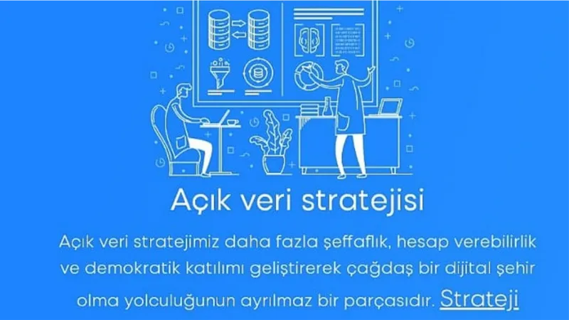 İzmir Büyükşehir Belediyesi'nin Açık Veri Portalı birinci oldu