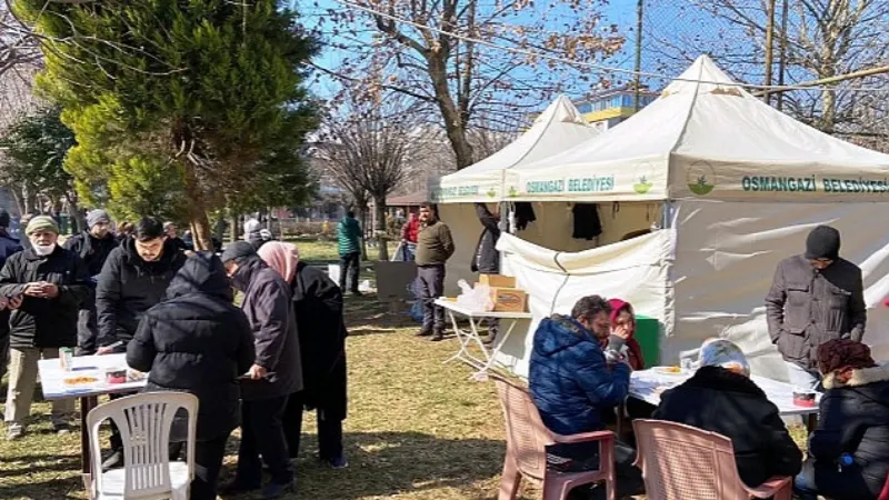 Asrın felaketinde Osmangazi yaraları sarıyor