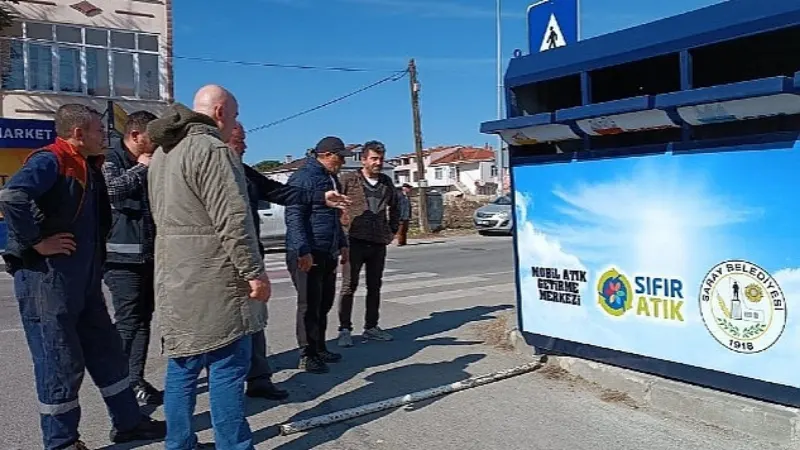 Saray Belediyesi Mobil Atık Getirme Merkezi