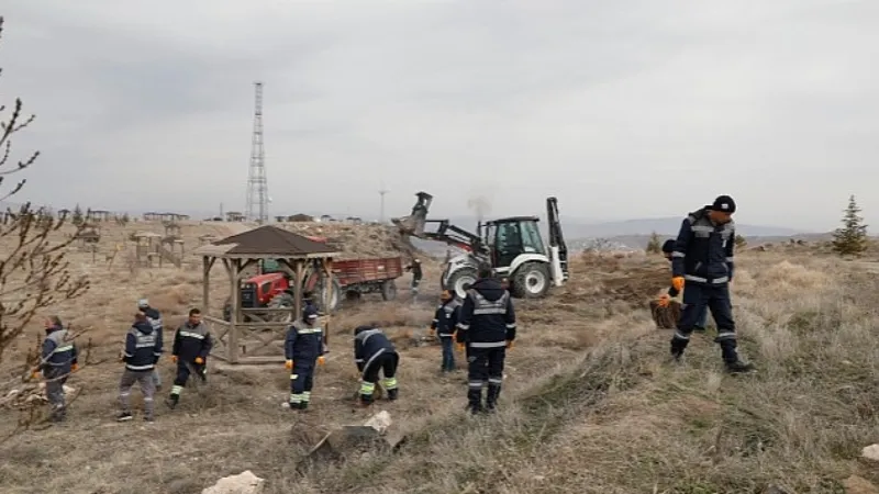 Nevşehir Kent Ormanı'nda Yenileme Çalışmaları Başladı