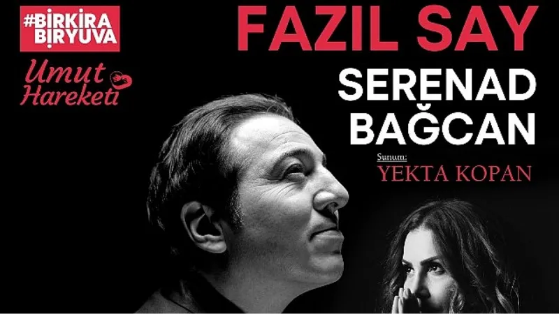 Fazıl Say ve Serenad Bağcan depremzedeler için sahnede