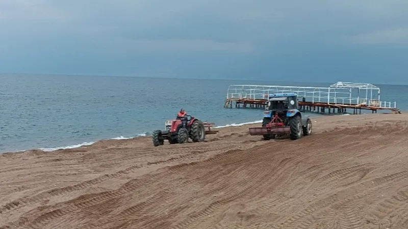 Burhaniye'nin Mavi Bayraklı Plajları Yaza Hazırlanıyor