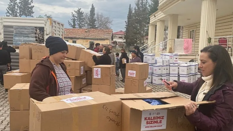 Efes Selçuk'tan Kadın Dayanışması: Filiz Ceritoğlu Sengel 8 Mart'ta Deprem Bölgesinde...