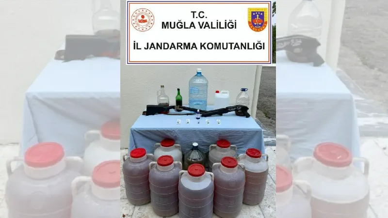 Muğla'da 'sahte içki' operasyonu: 2 gözaltı