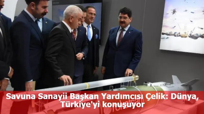 Savuna Sanayii Başkan Yardımcısı Çelik: Dünya, Türkiye'yi konuşuyor